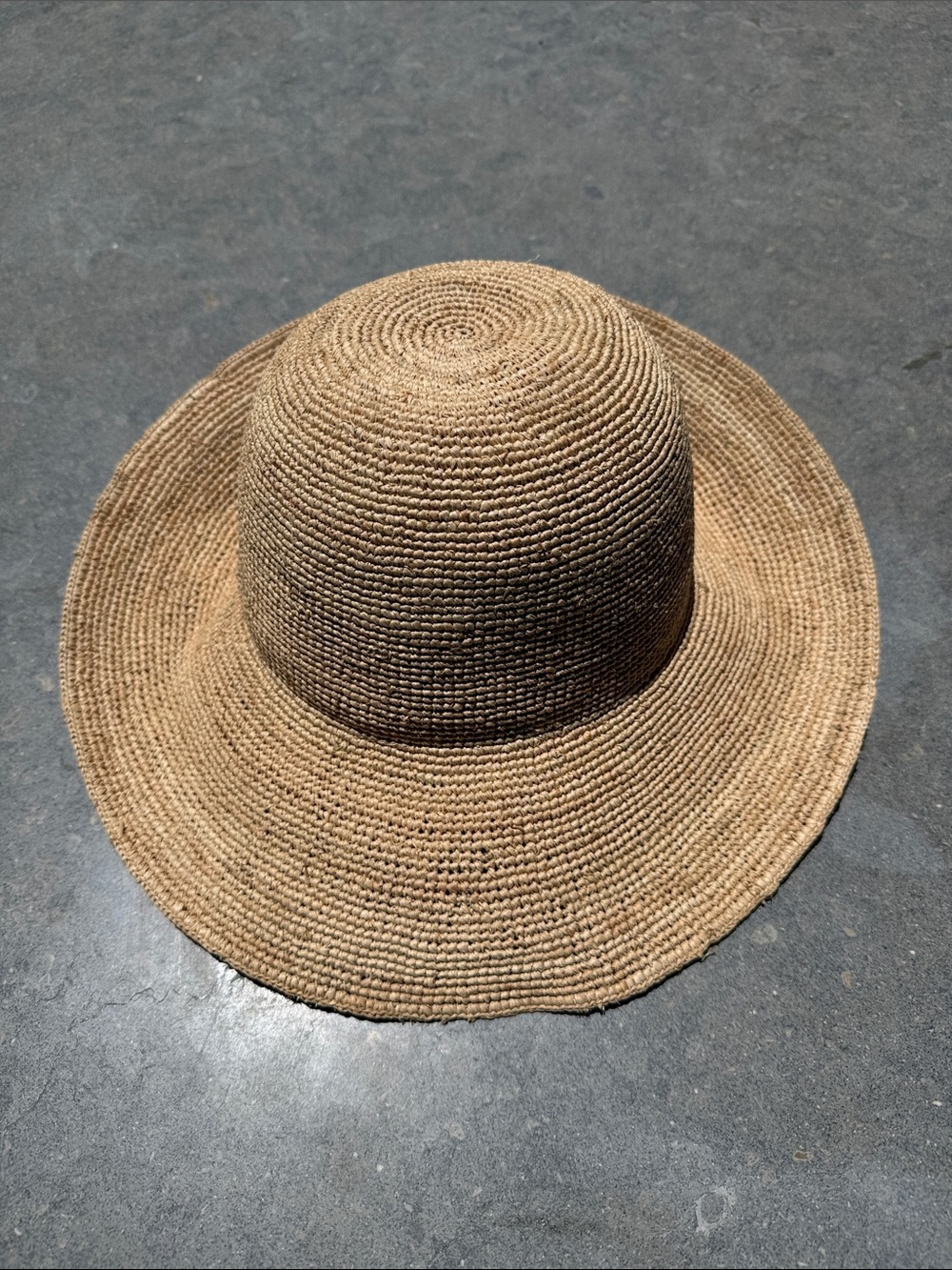 Avenue Fornillo Sun Hat — Natural Tan